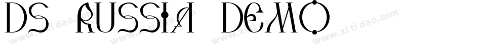 DS Russia Demo字体转换